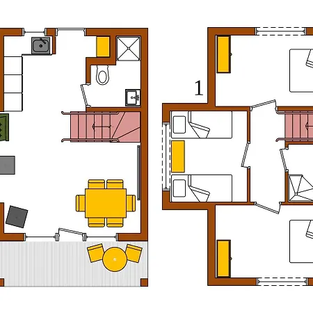 Holiday home M - Caloroczny Komfortowy Z Kominkiem, Duzym Ogrodem, Miejscem Na Ognisko, Dla 8 Osob *